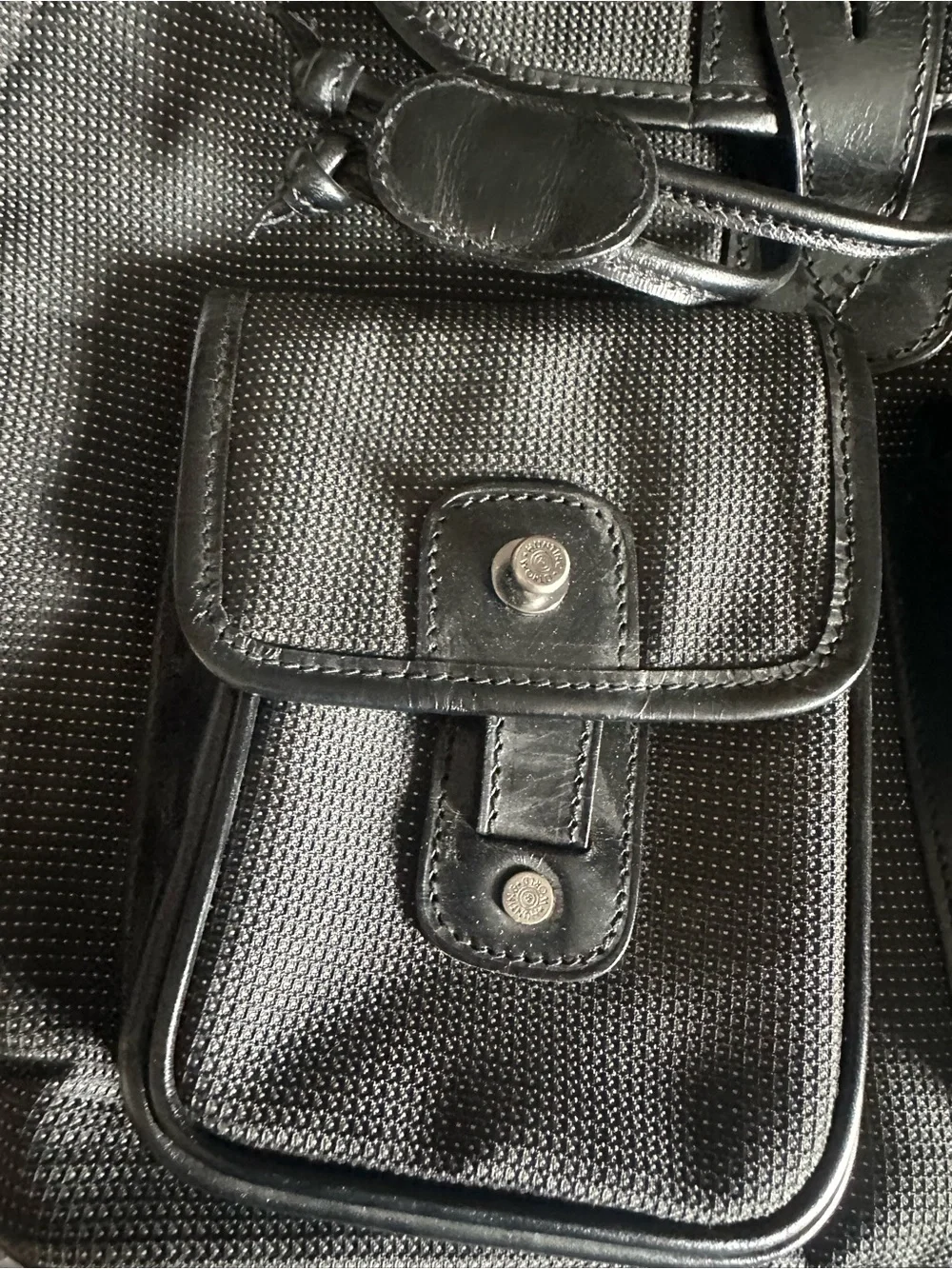 Hunting World Black Utility Backpack Tote with Front Pocket Organizers